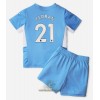 Officiële Voetbalshirt + Korte Broek Manchester City Ferran Torres 21 Thuis 2021-22 - Kids